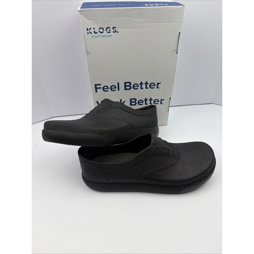 Klogs Footwear Mens Slip-On SHARK Slip‎ Resistant USA Made Black Size 13